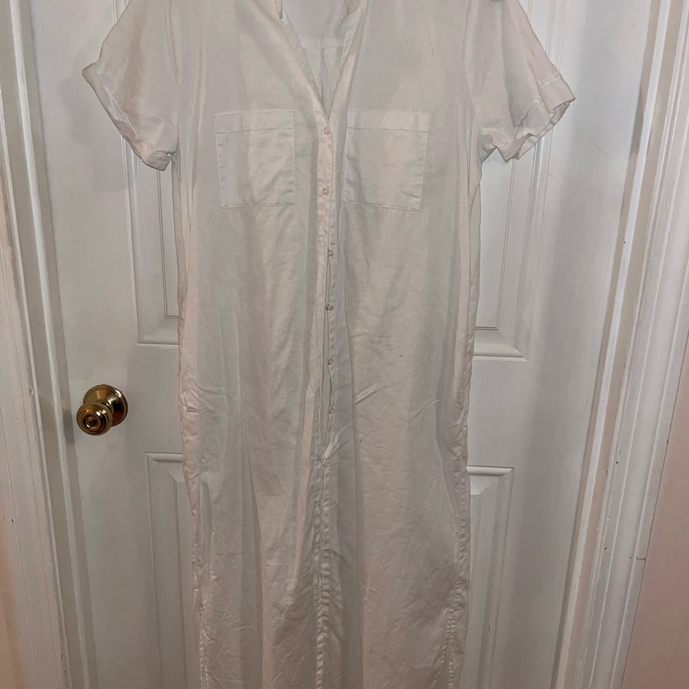 Saks Fifth Avenue Cream Maxi Dress